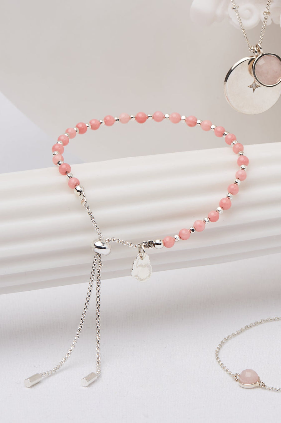 Amelia Bracelet SP - Coral Agate (open sell)