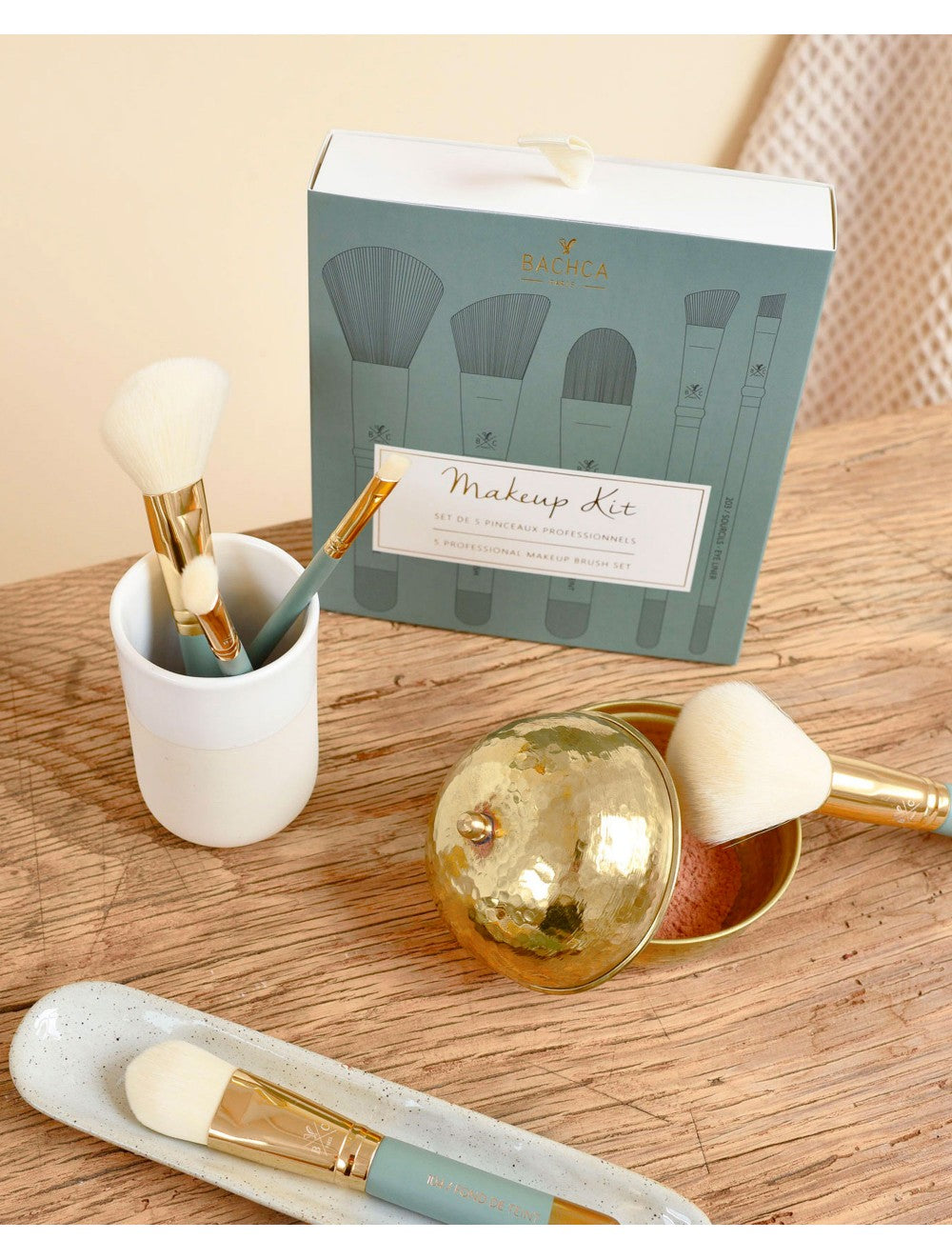 Makeup Brush Set Eucalyptus