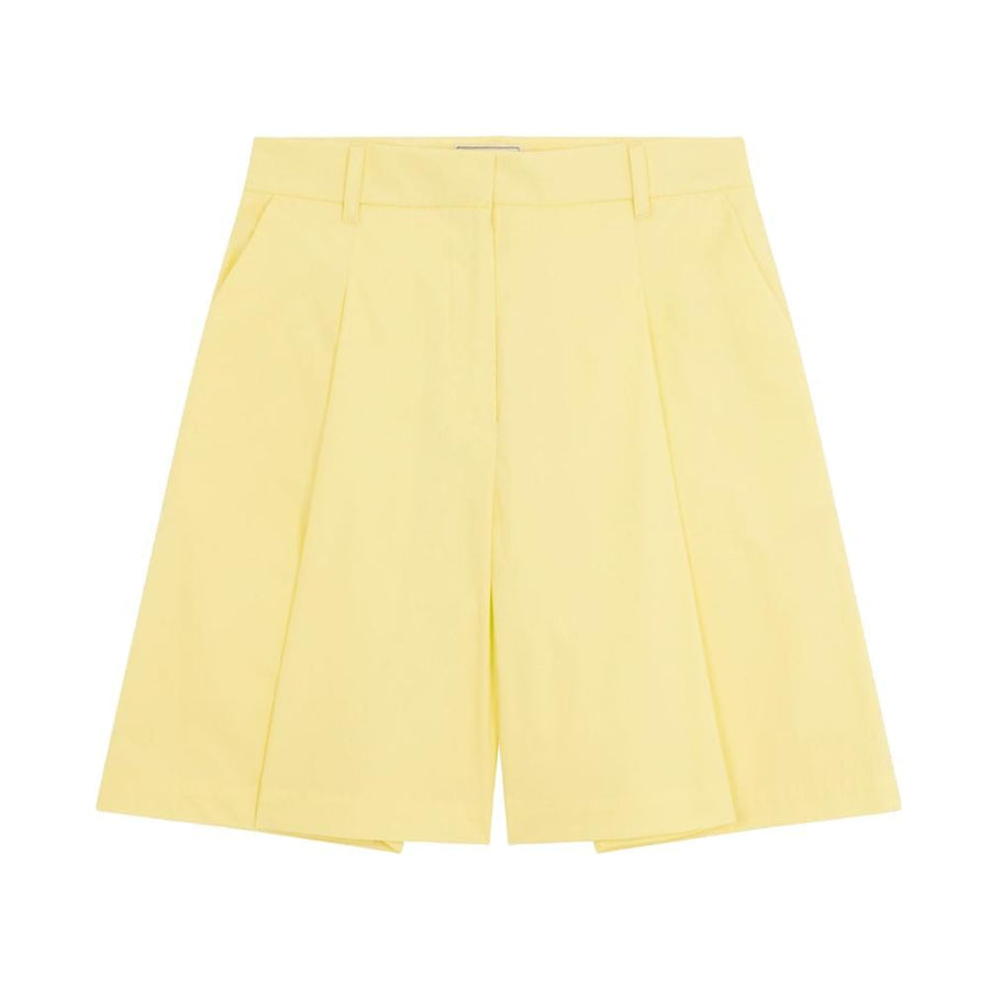 Shorts 2 Pleats Bermuda Lemon