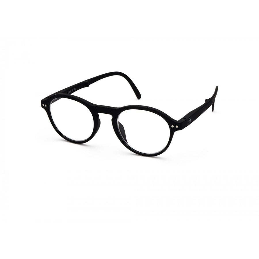 foldable reading glasses #F Black +1,50