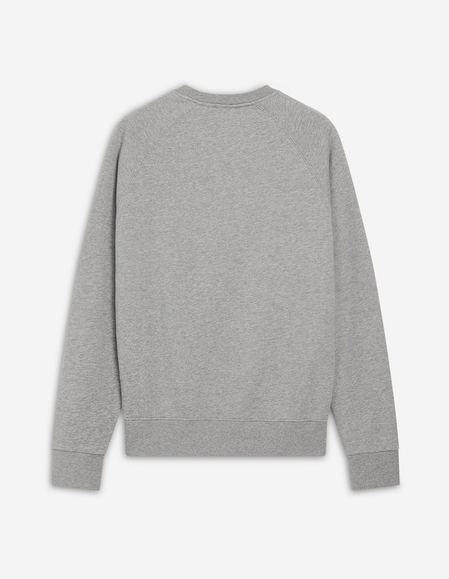 Sweatshirt Handwriting Clean Grey Melange (Men)