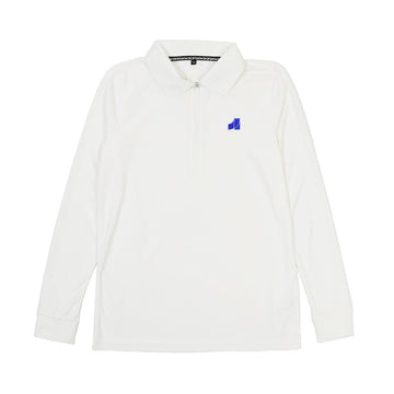 Cobalt Long-Sleeve Polo Beige / White (Unisex)