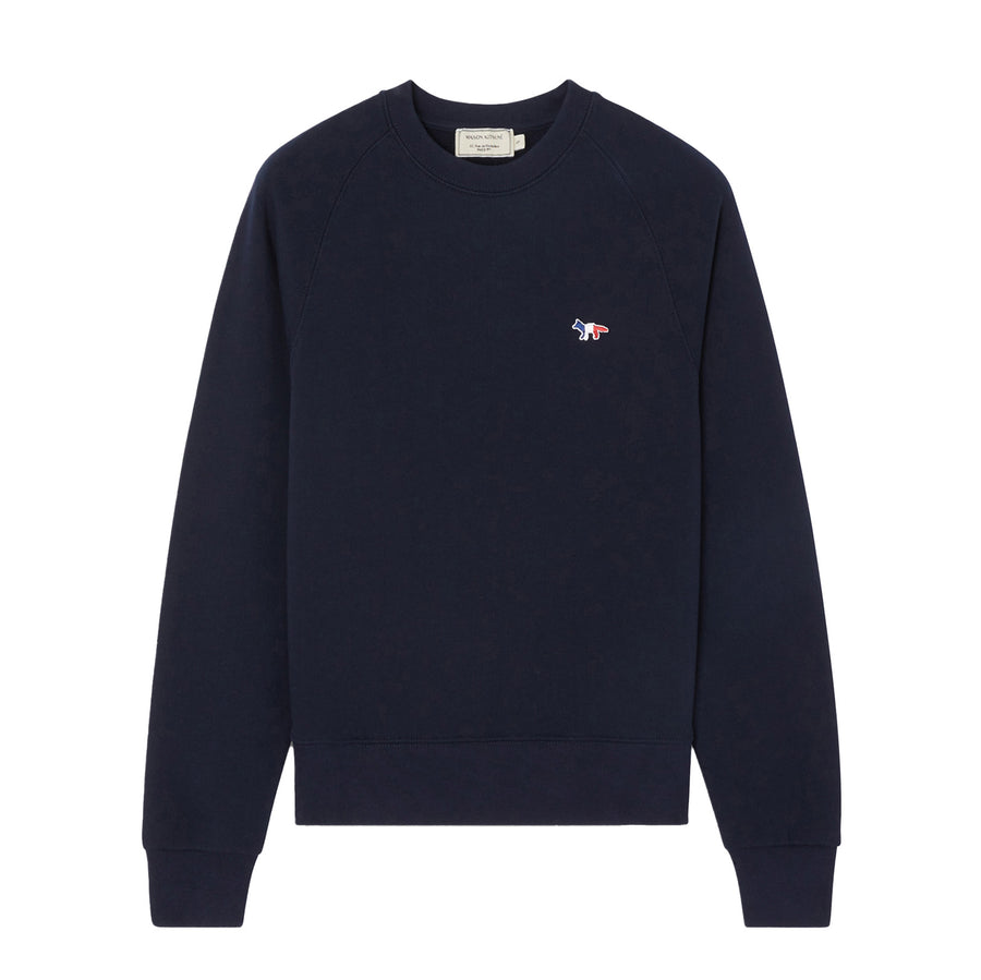 Tricolor Fox Patch Adjusted Sweat Navy (women)