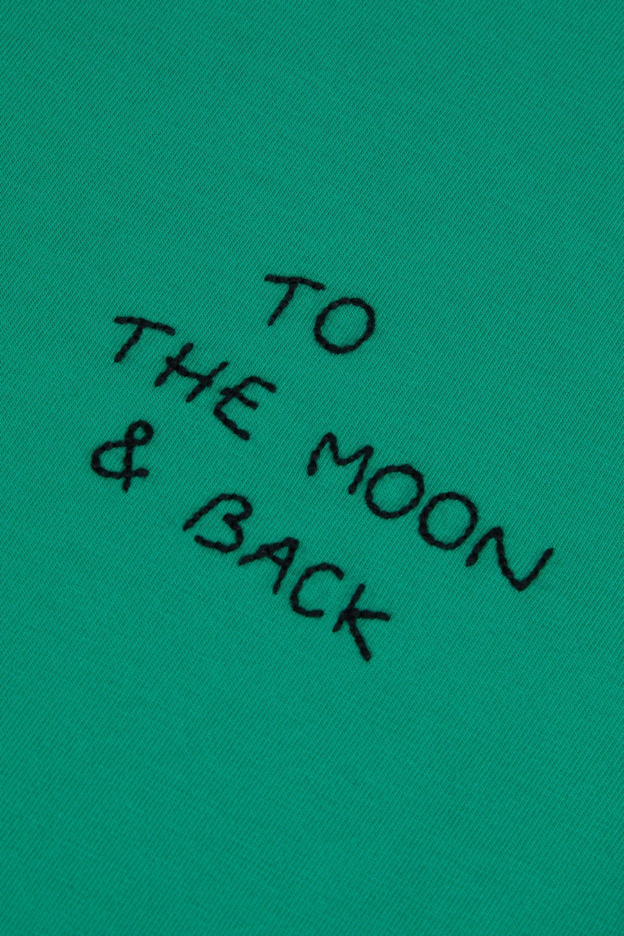 Popin To The Moon And Bac Emerald Green (unisex)
