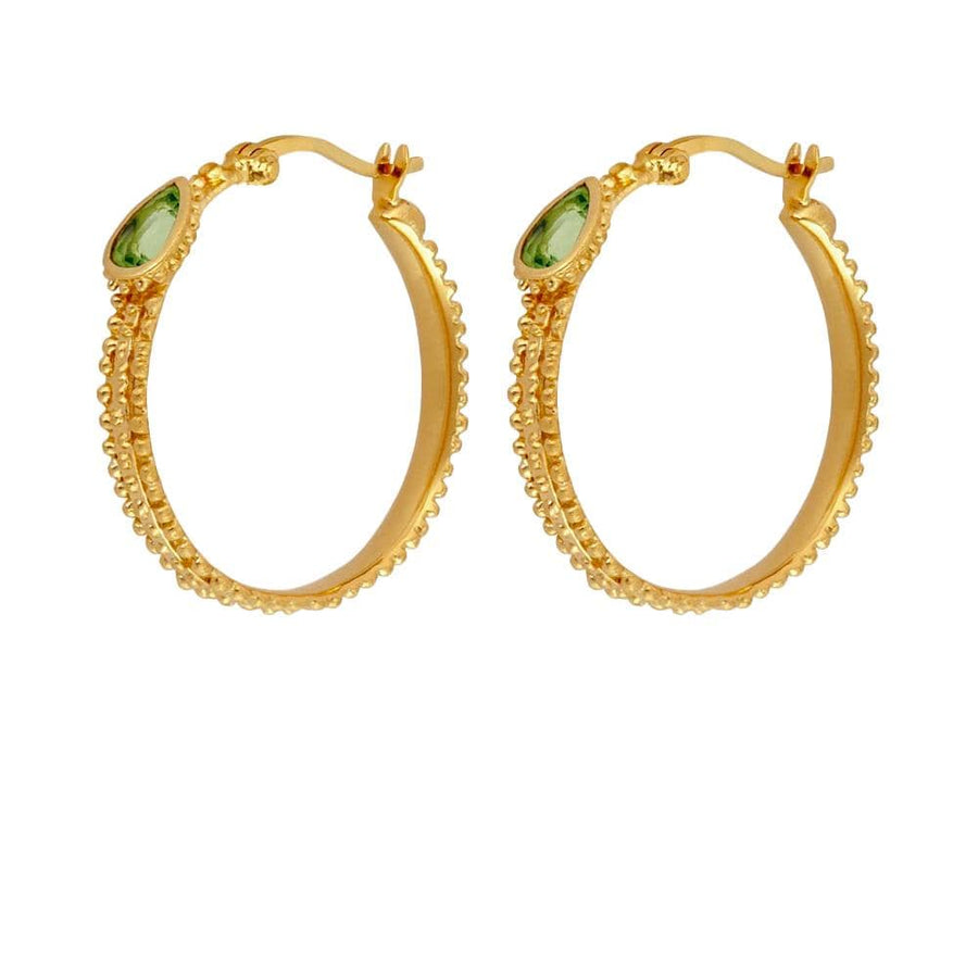 Gigi Hoop Earrings Gold