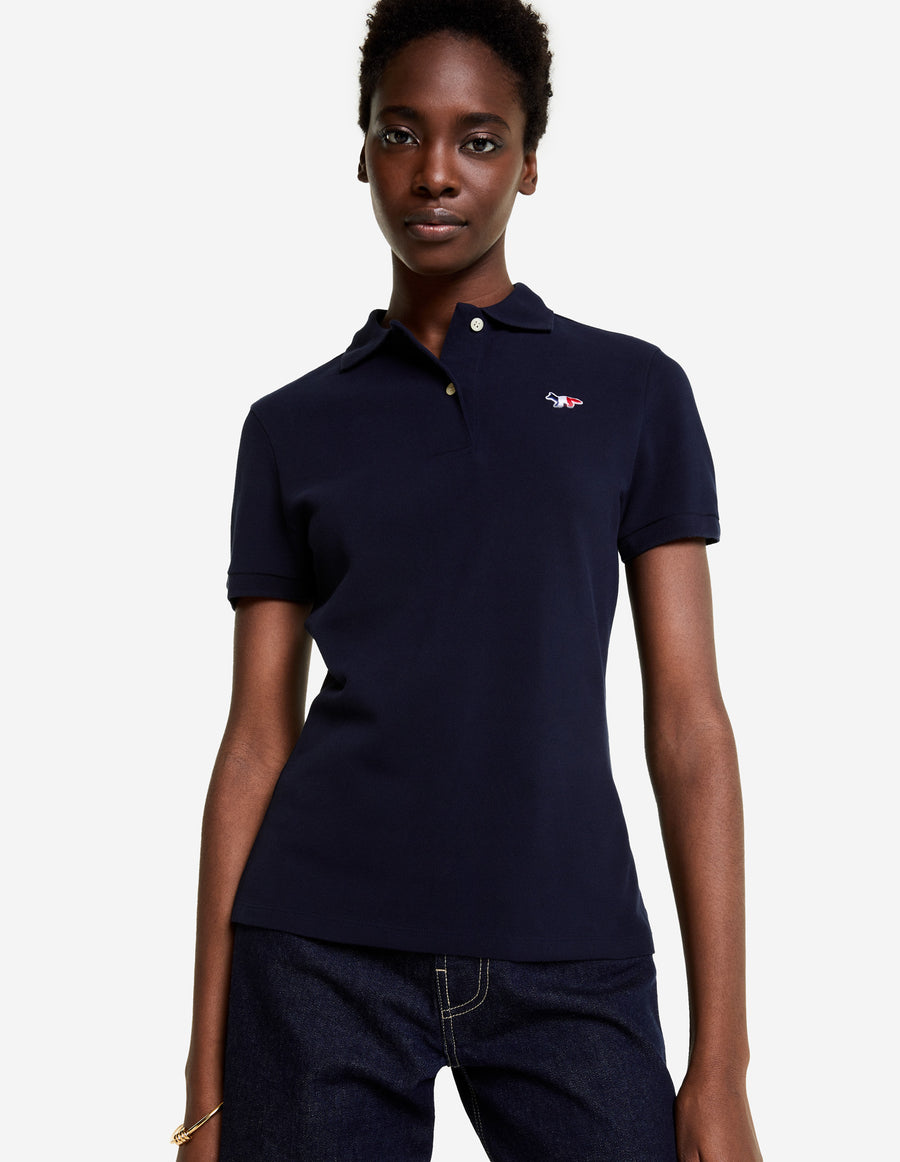 Tricolor Fox Patch Classic Polo Navy (Women)