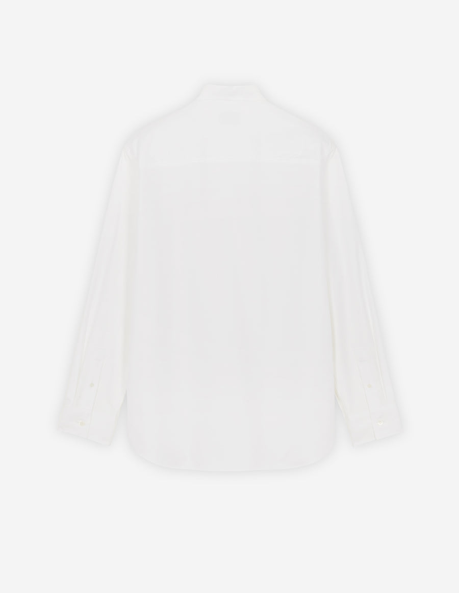 Tricolor Fox Patch Classic Shirt White (Women)
