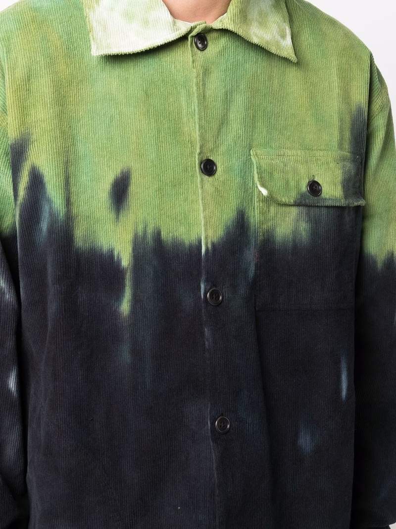 Crumpet Corduroy Shirt Black And Green