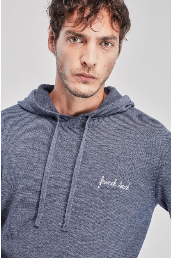 Hoodie Sweater French Touch Dark Grey (Men)