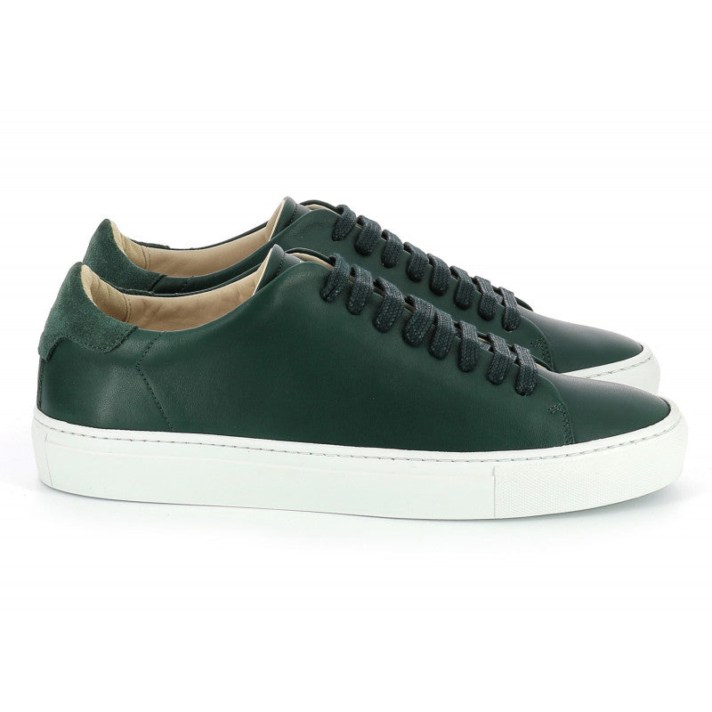 Low Sneakers Huaraz II Nappa + Suede Green (men)