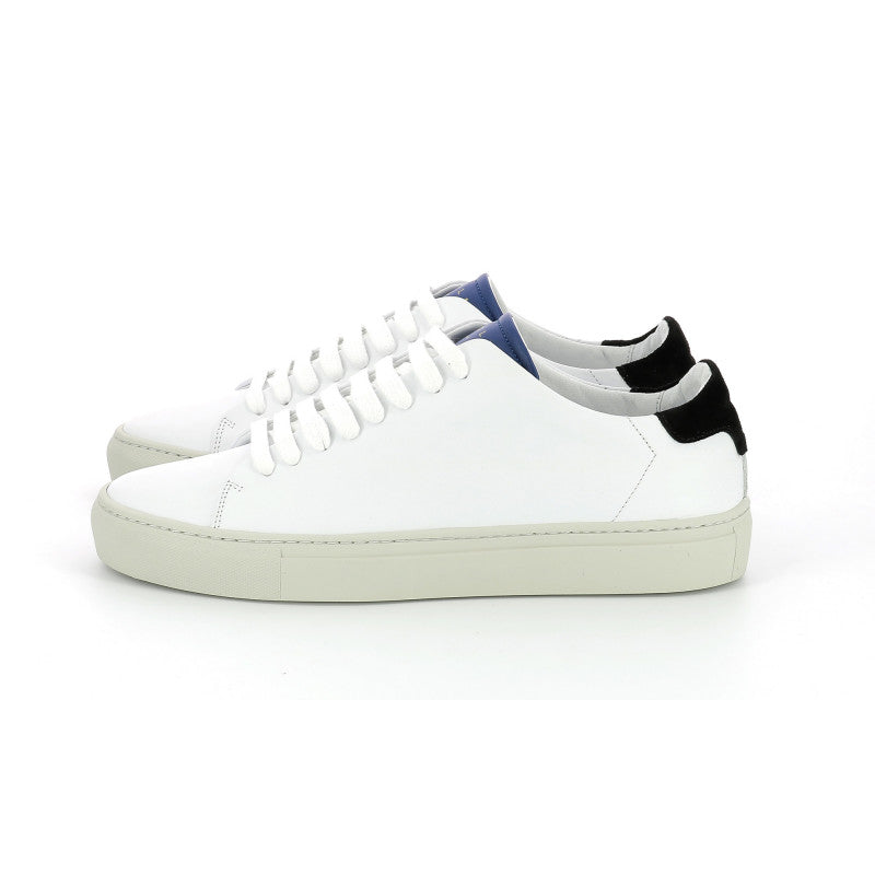 Low Sneakers Huaraz II Nappa + Suede White Blue (men)