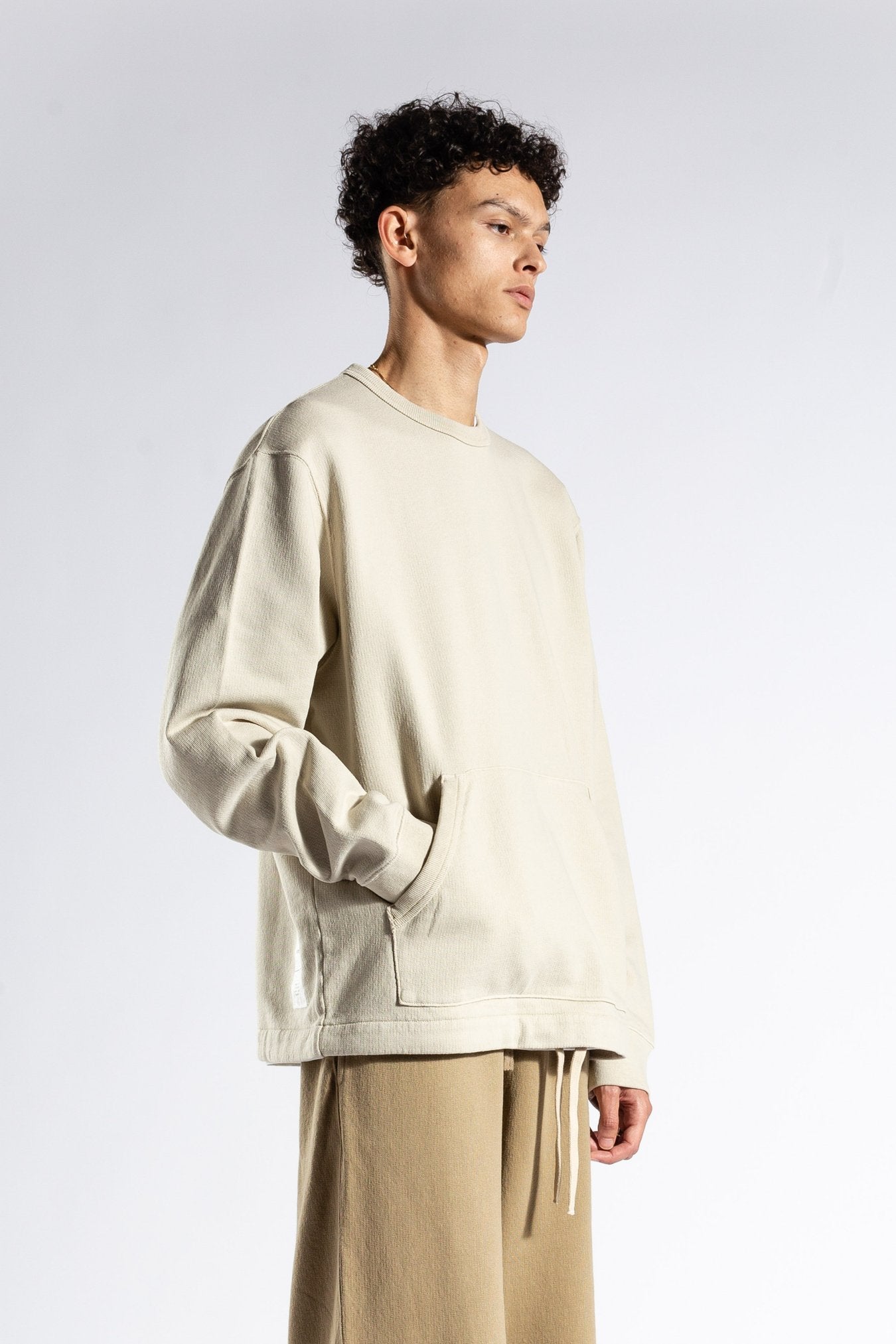 Norse Projects Fraser Tab Series Sweat Oatmeal