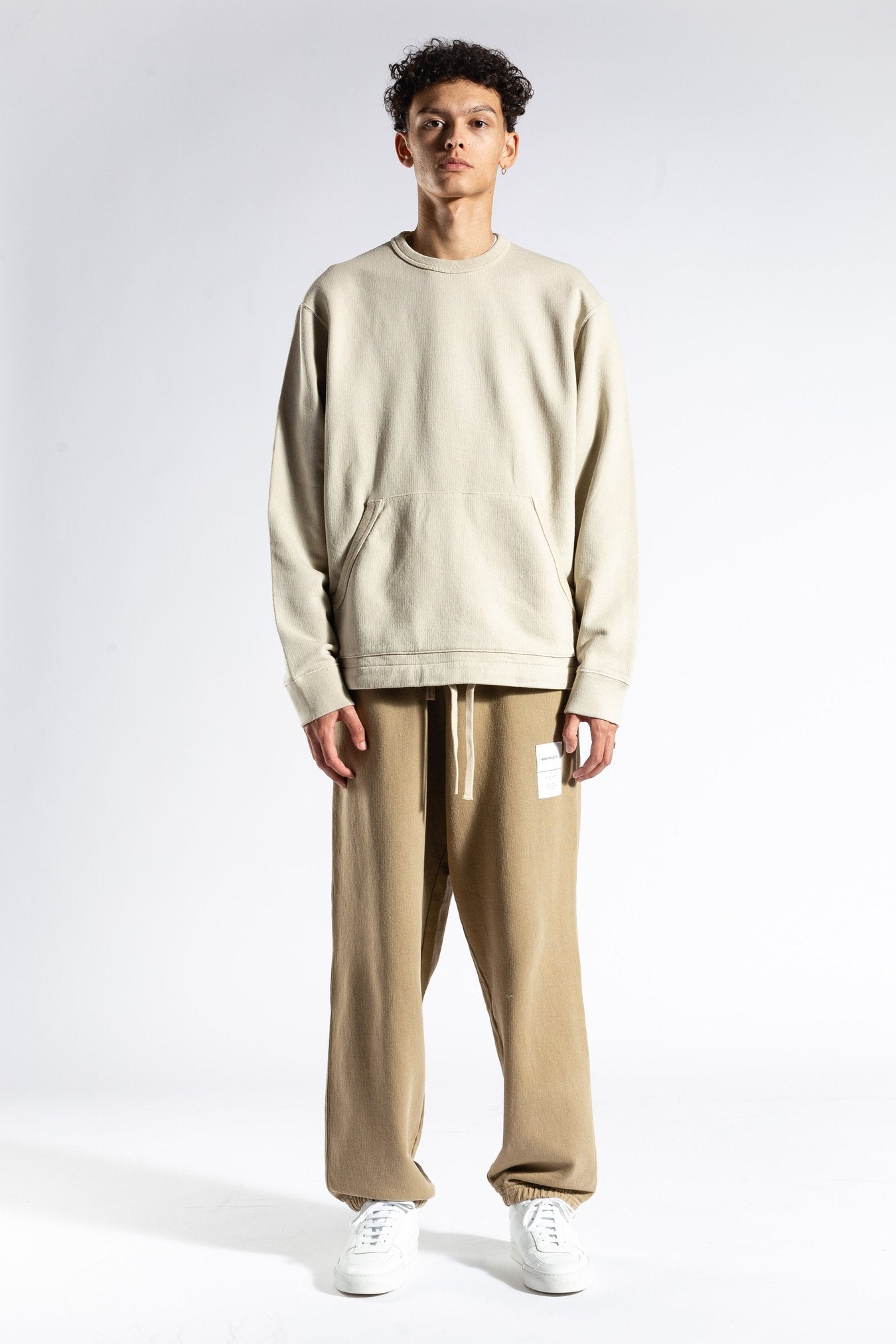 Norse Projects Fraser Tab Series Sweat Oatmeal