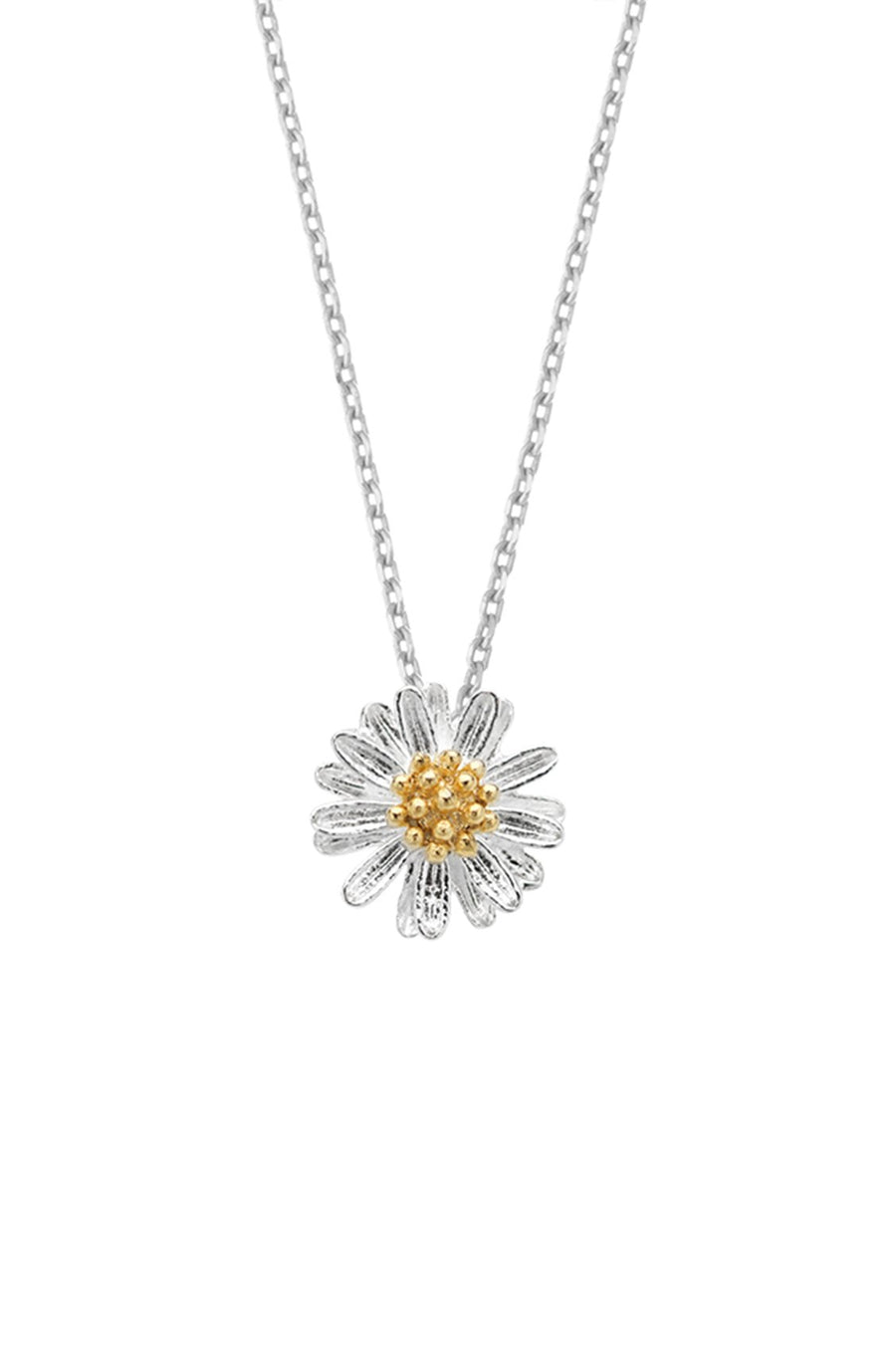 Wildflower Necklace Silver Plated