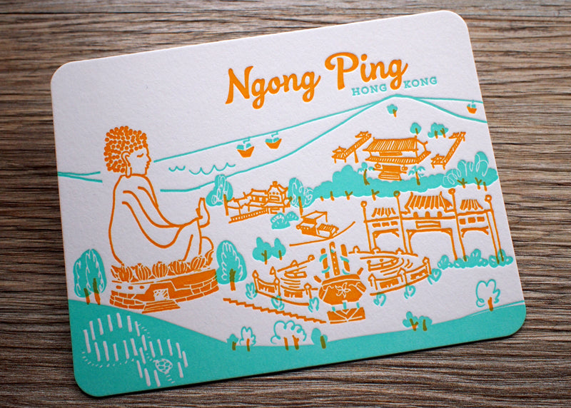 Travel Postcard - Ngong Ping