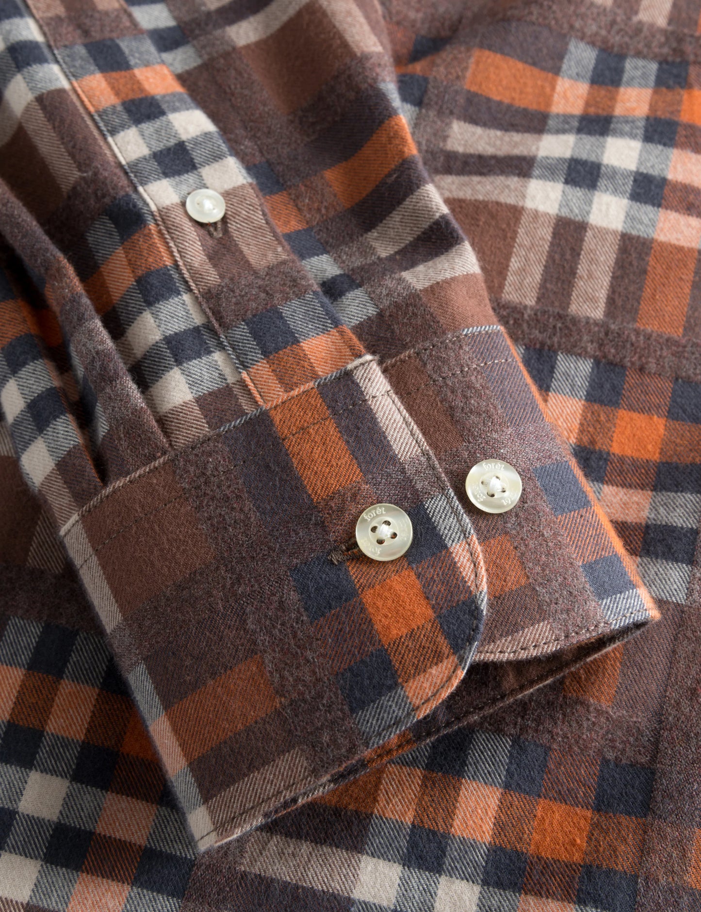 Island Shirt Brown Check