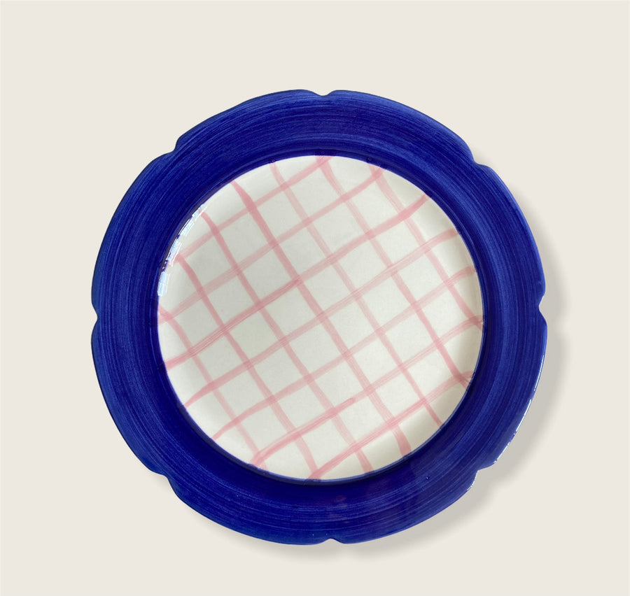 HOT CAKES Navy / Pink Gingham