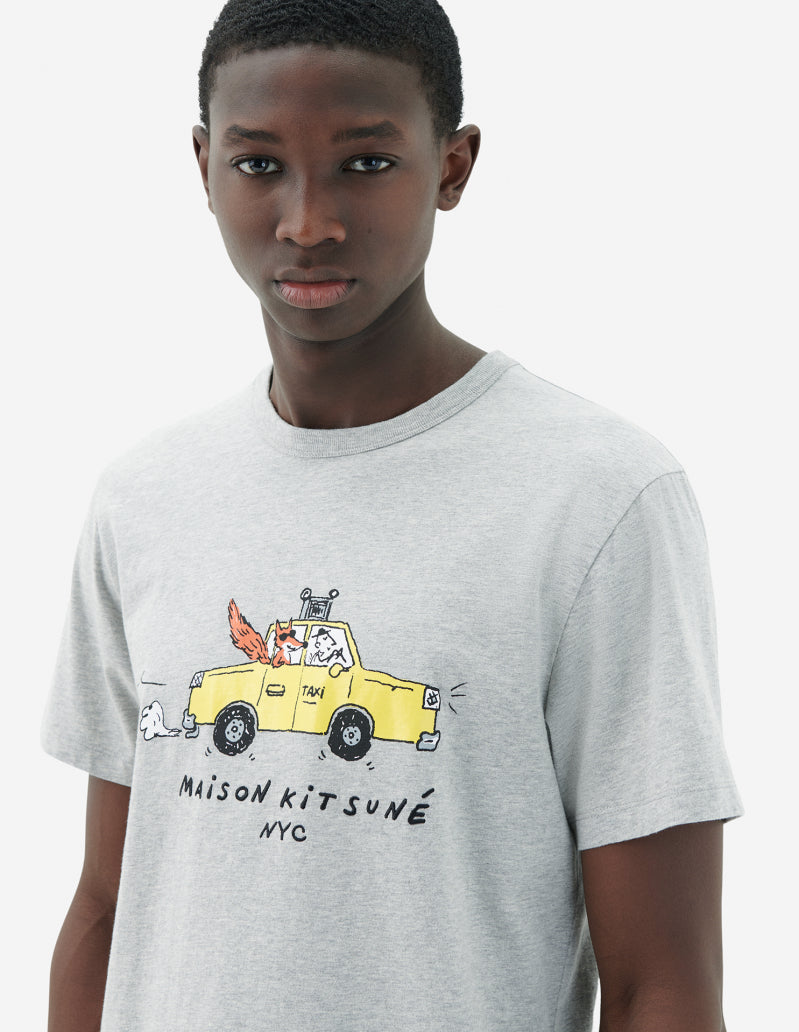 Oly Taxi Fox Classic Tee-Shirt Grey Melange (unisex)