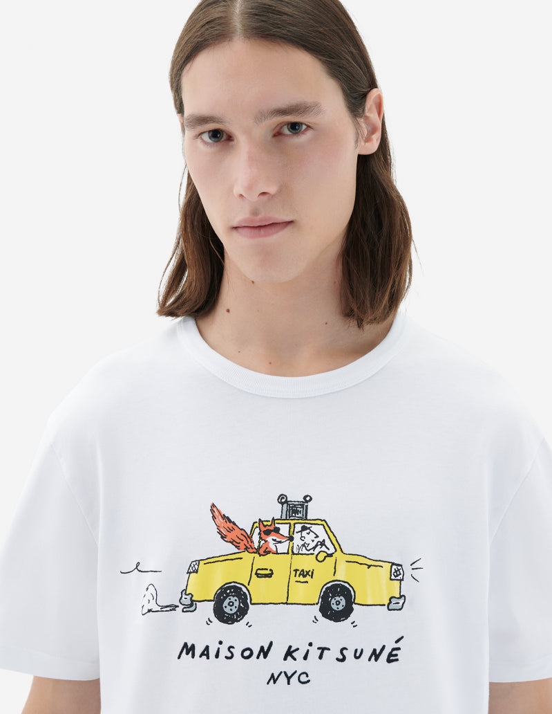 Oly Taxi Fox Classic Tee-Shirt White (unisex)