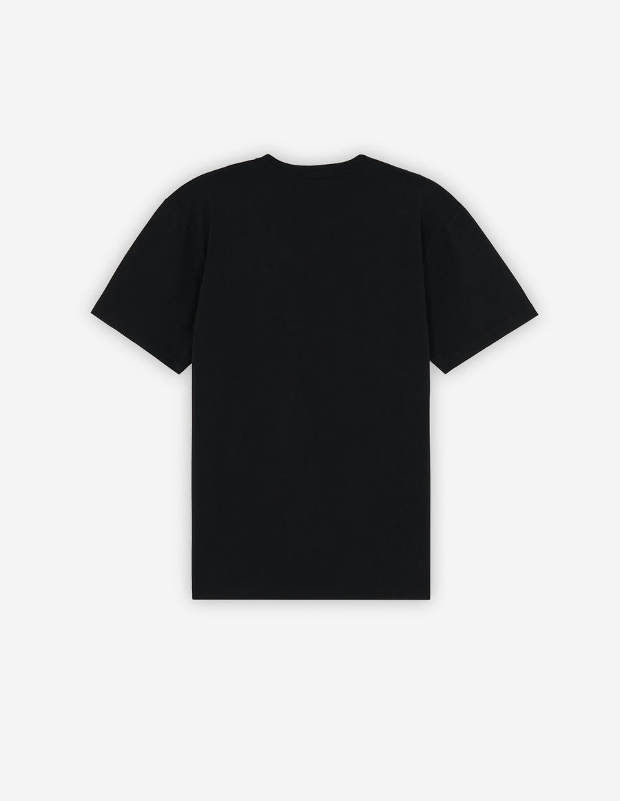 Double Monochrome Fox Head Patch Classic Tee-Shirt Black (unisex)