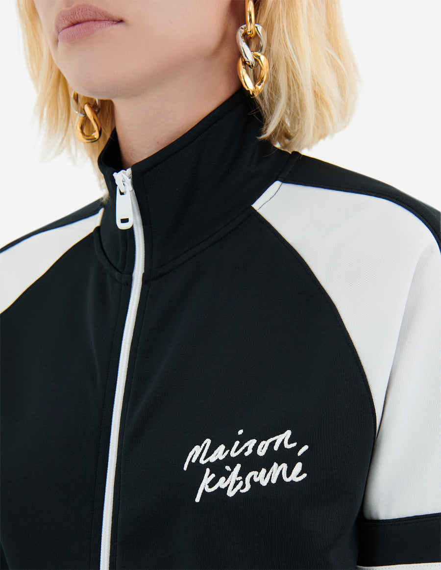 Maison Kitsune Interlock Tracksuit Jacket Black – kapok