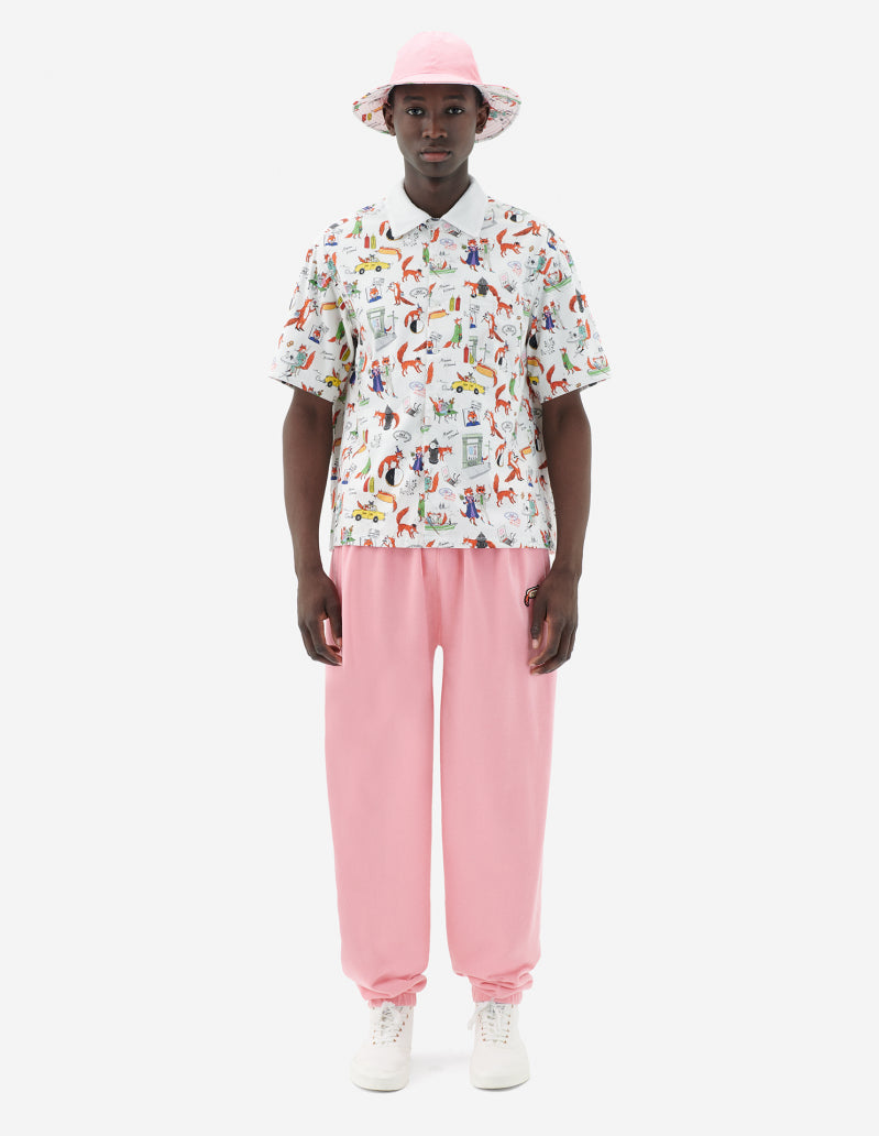 Oly Hot Dog Patch Relaxed Jog Pant Bubble Gum Pink (unisex)