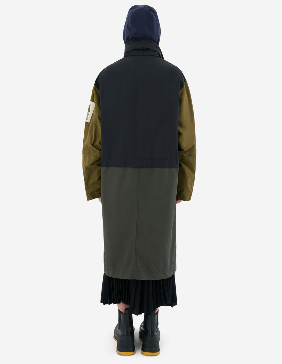 Multipocket Raincoat Color Block (unisex)
