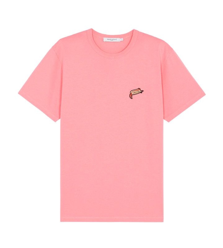 Oly Hot Dog Fox Classic Tee-Shirt Bubble Gum Pink (unisex)