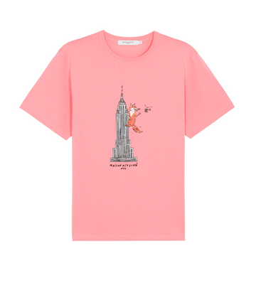 Oly Empire Fox Classic Tee-Shirt Bubble Gum Pink (unisex)