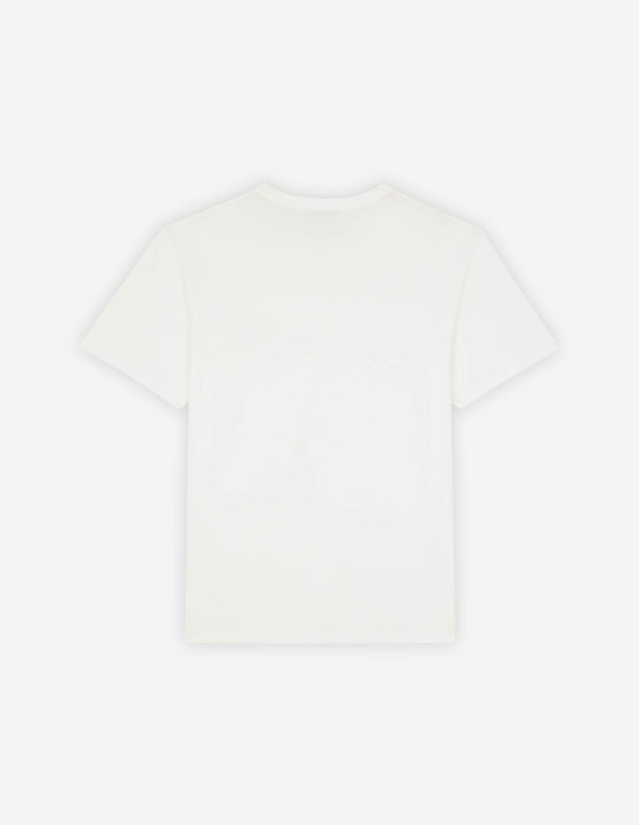Double Monochrome Fox Head Patch Classic Tee-Shirt White (men)