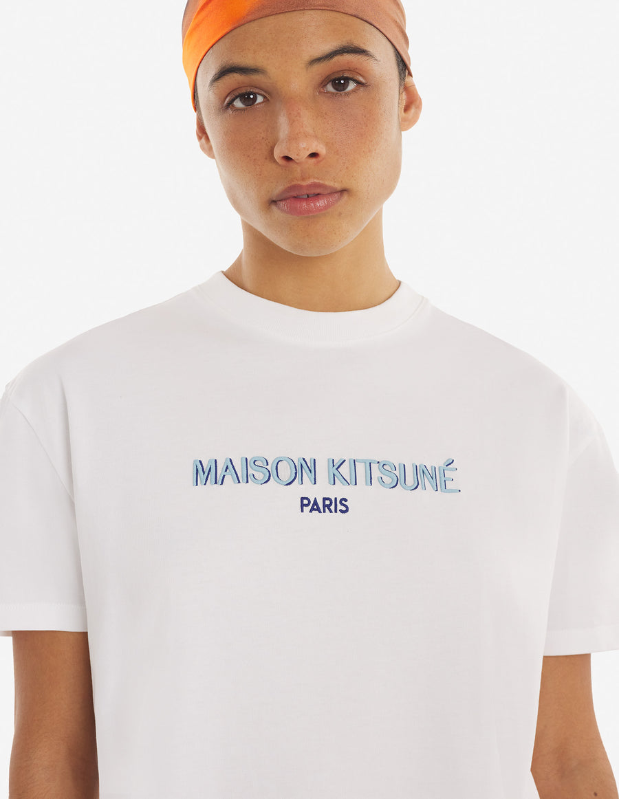 Maison Kitsune Paris Boxy Tee-Shirt Off-White