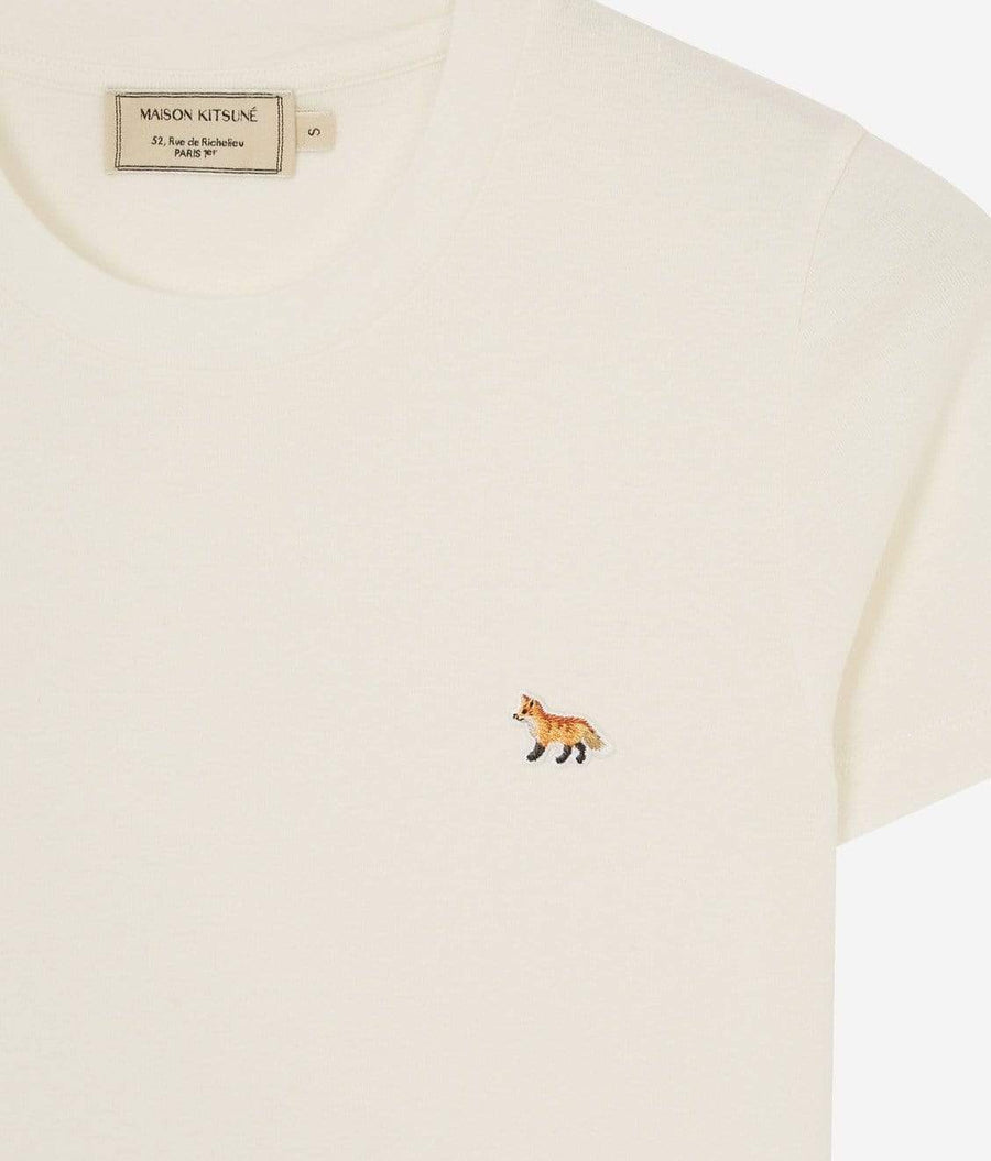Profile Fox Patch Fitted Tee-Shirt White (women)