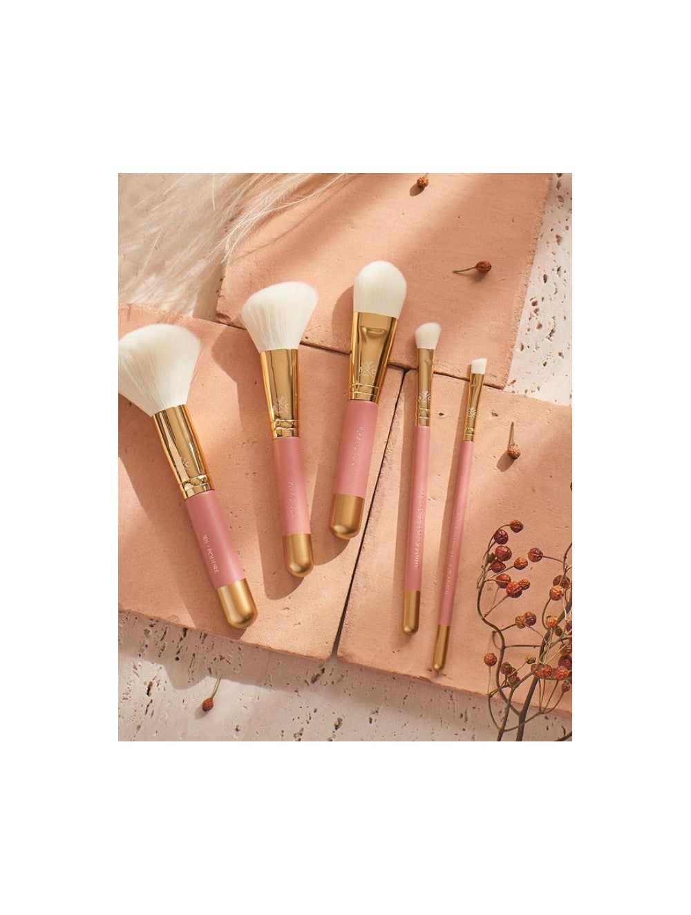 Makeup Brush Set Terracotta