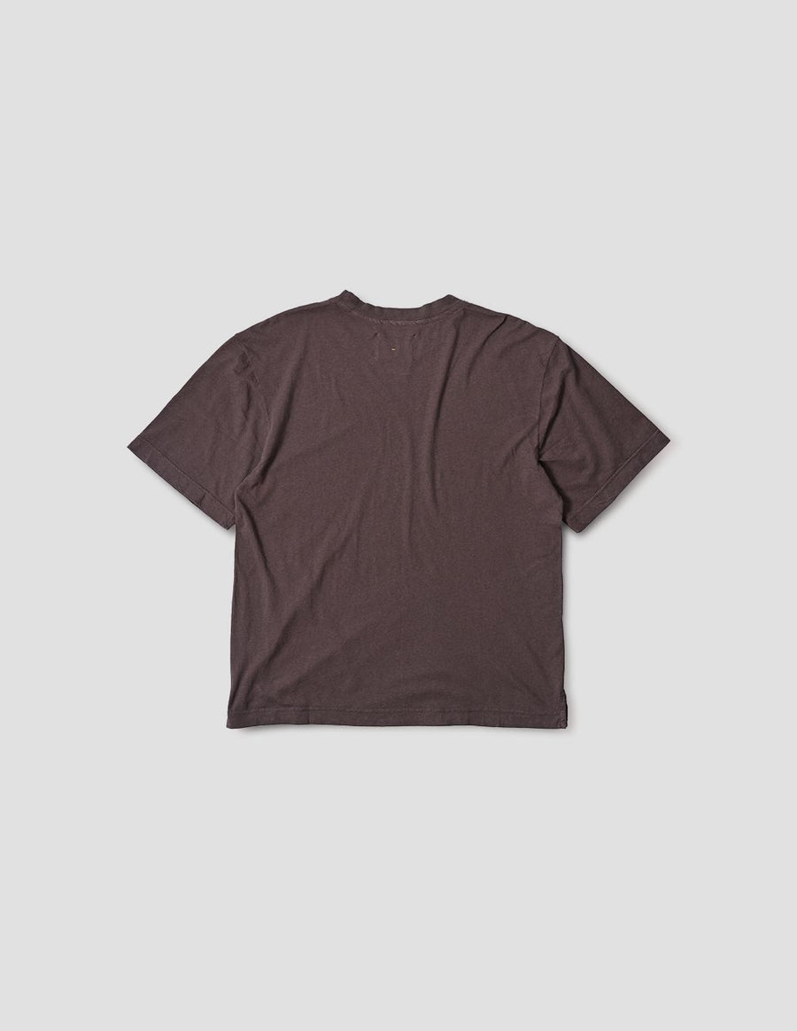 Simple T-Shirt Cotton Linen Jersey Grape (men)