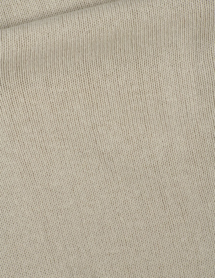 Wide Placket Polo Cotton Wool / Kju Ecru (women)