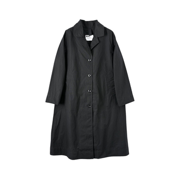 Military Mac Washed Waxed Cotton Black