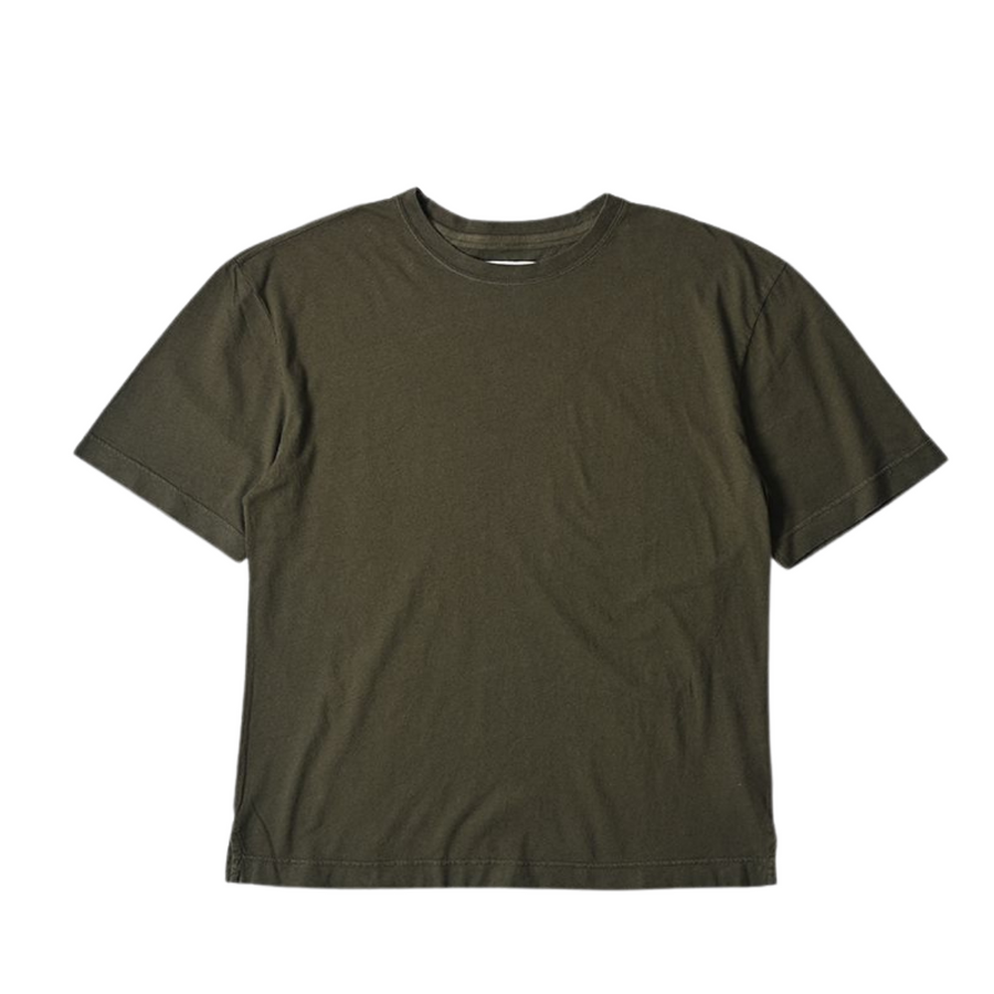 Simple T-Shirt Cotton Linen Jersey Forest (Men)