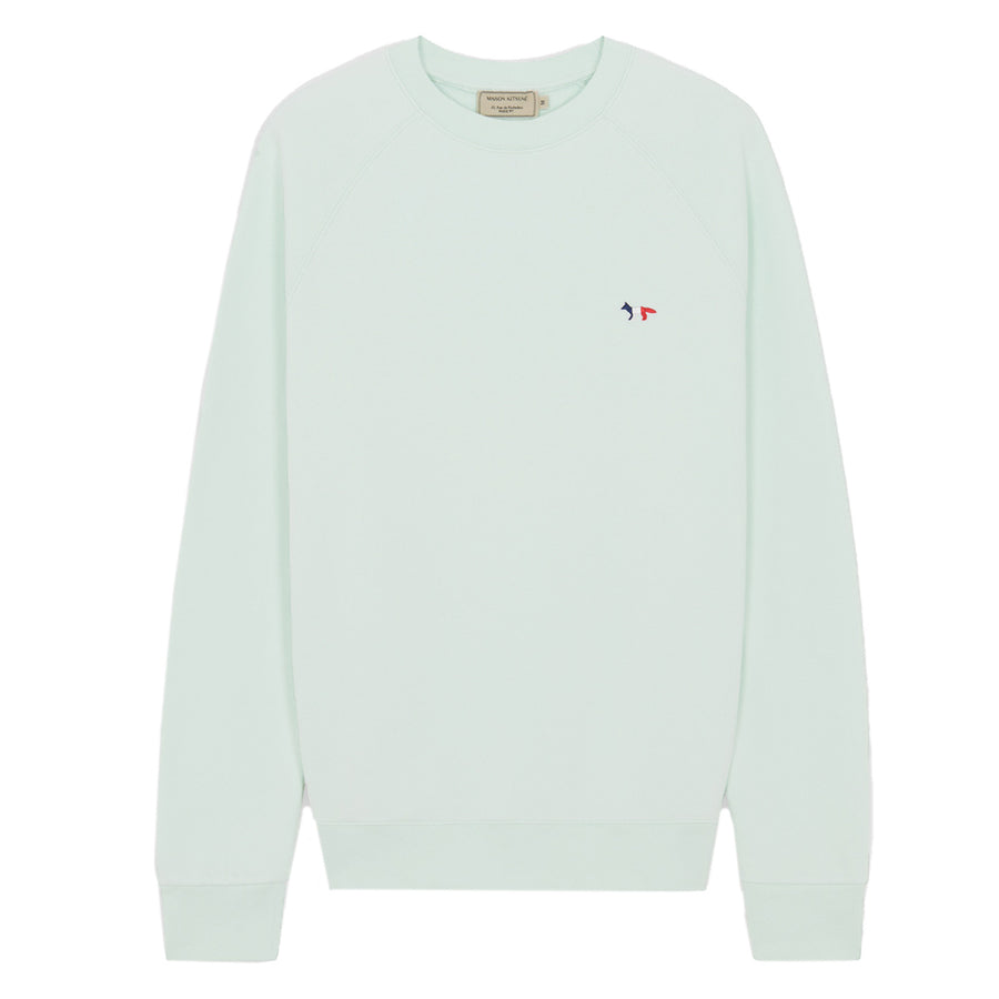 Tricolor Fox Patch Clean Sweatshirt Mint (men)