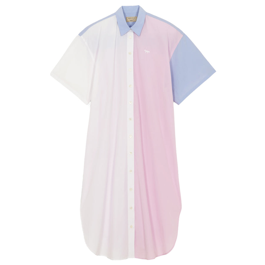 Short Sleeves Shirt Dress Multicolor (women)