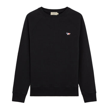 Tricolor Fox Patch Clean Sweatshirt Black (men)