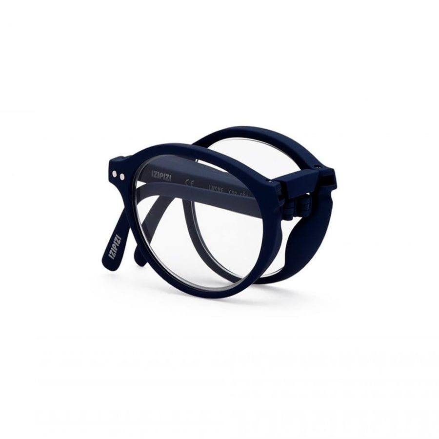 foldable reading glasses #F Navy Blue +1,00