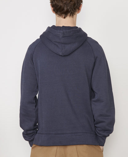 Octave loopback cotton tencel Hoodie Dark Navy