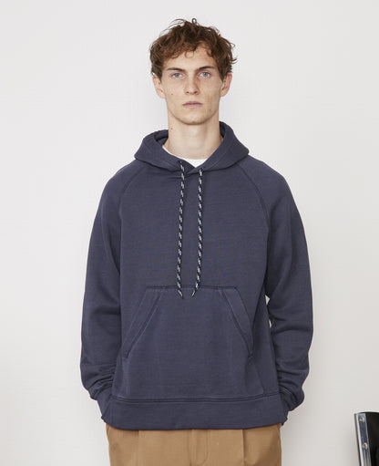 Octave loopback cotton tencel Hoodie Dark Navy