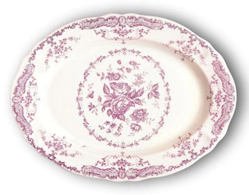 Oval Platter Rose Pink
