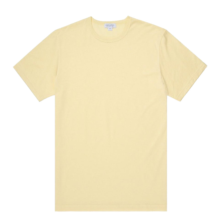 SS Crew Neck T-Shirt Pale Lemon