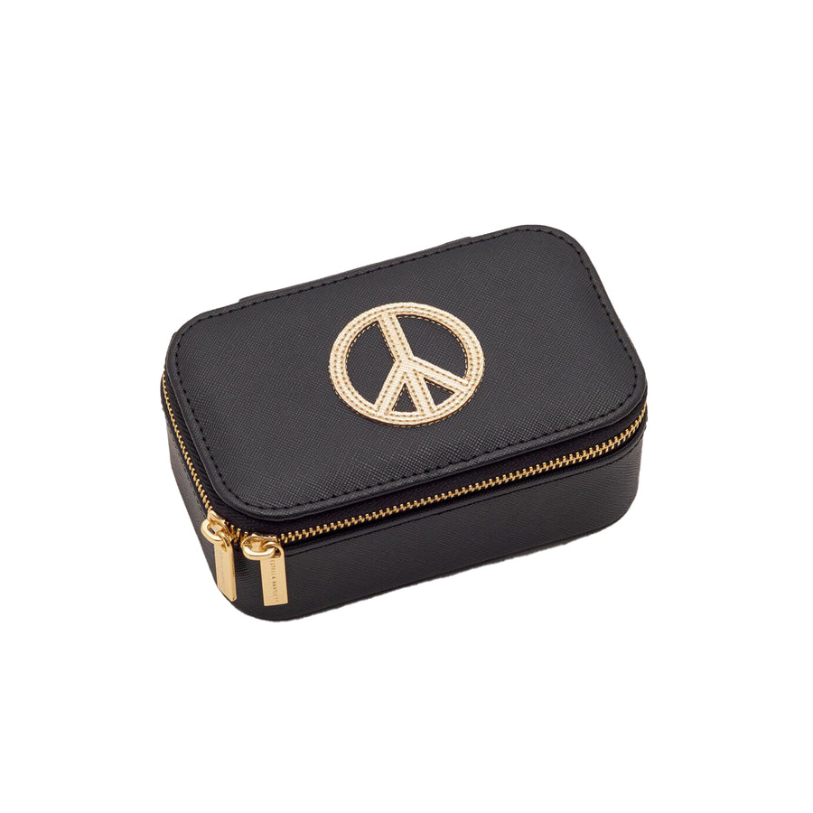Mini Jewellery Box Peace black