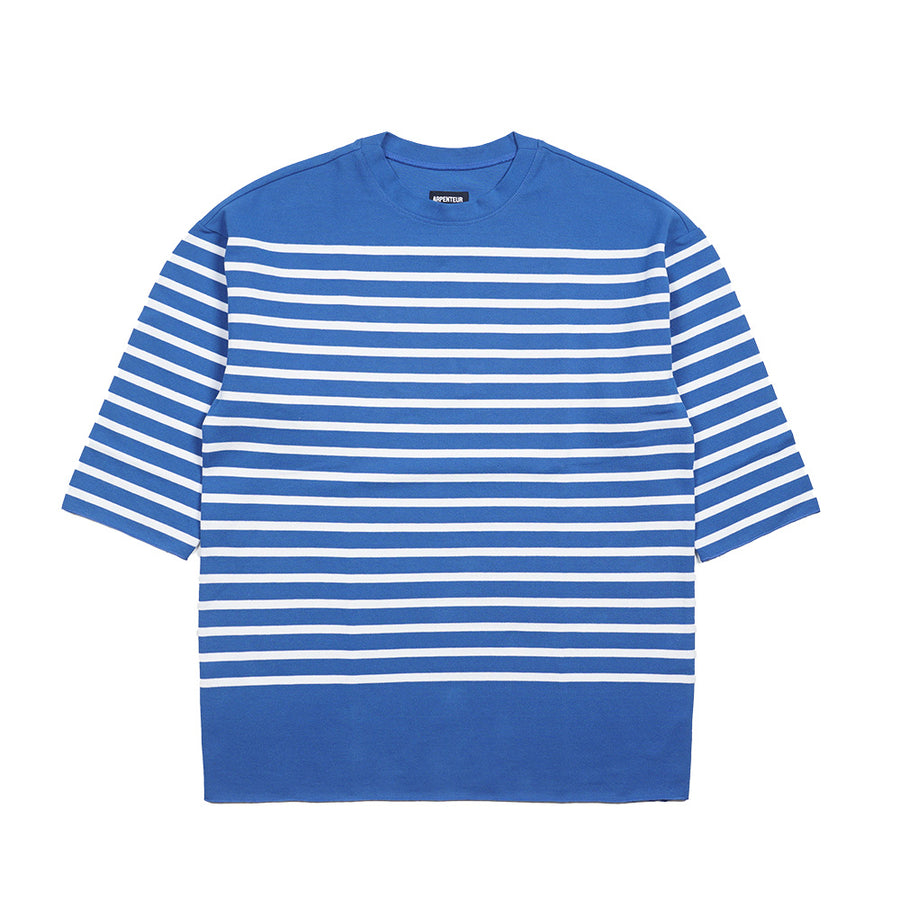 Mariniere Rachel Round Neck Sweater Blue/White Stripes (men)