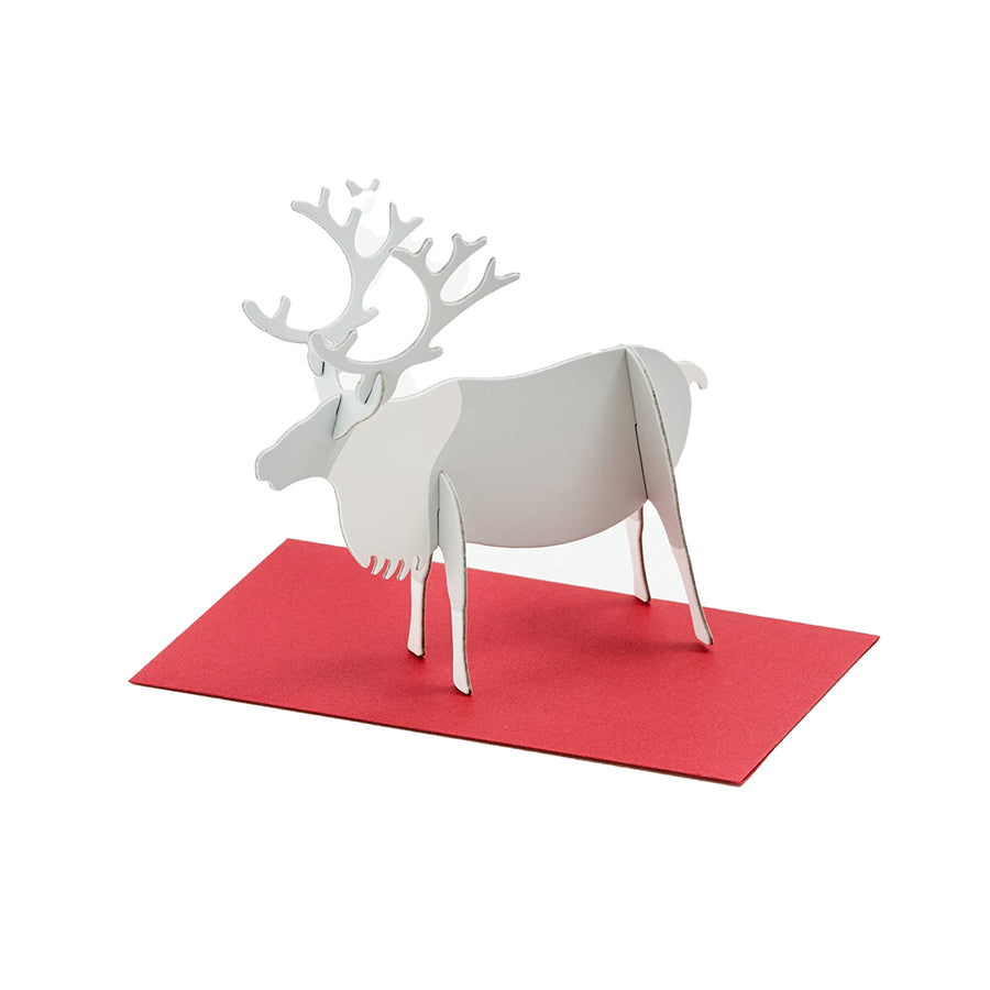 Post Animal Card Reindeer