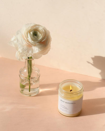 Rose Botanica Minimalist Jar Candle
