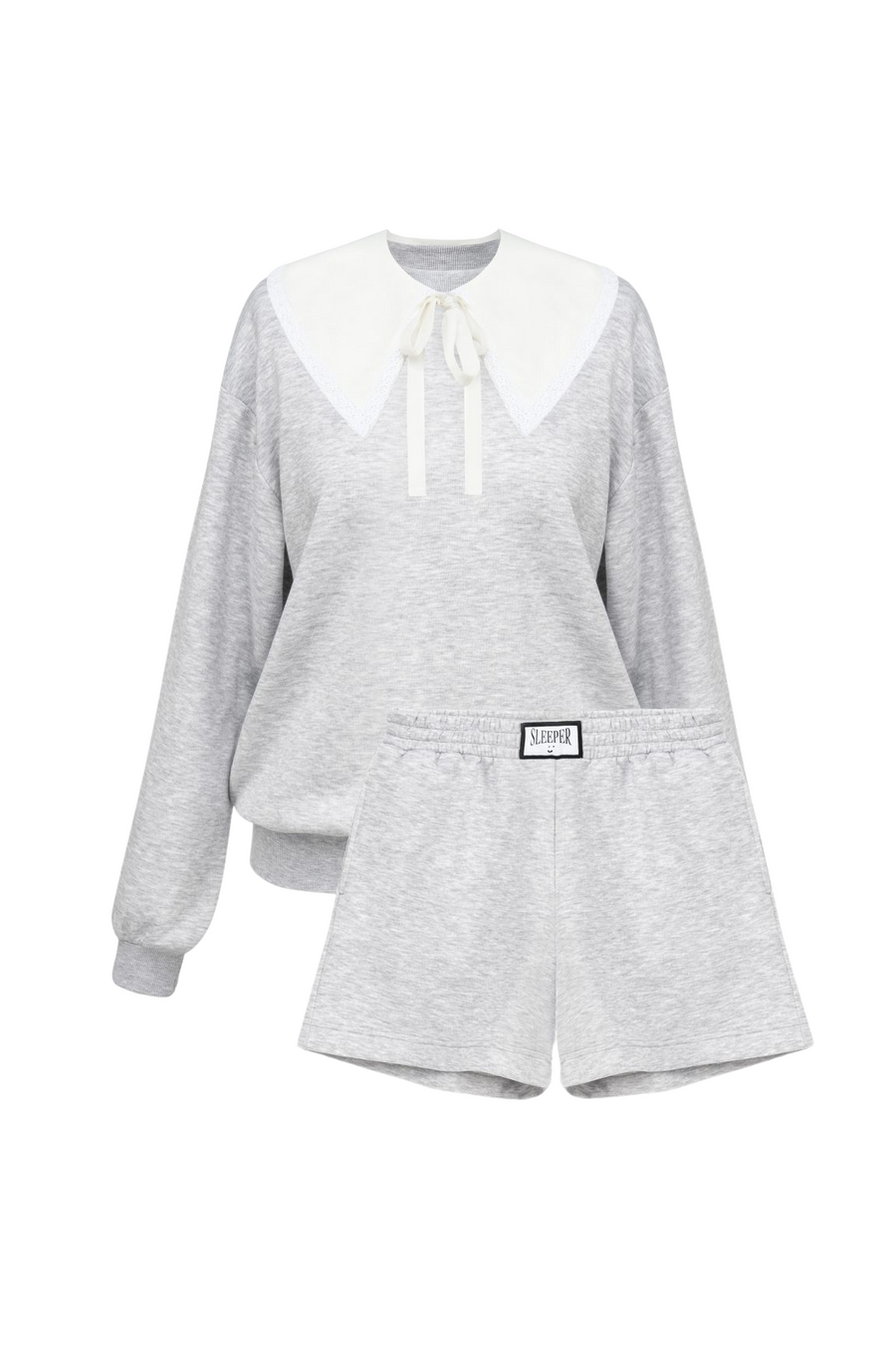 Diana Athpleasure Sweatsuit With Shorts Grey
